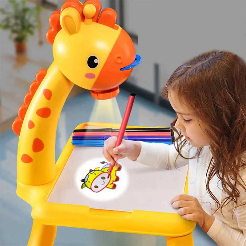 3 in 1 painting, drawing and writing LED Projector table for kids