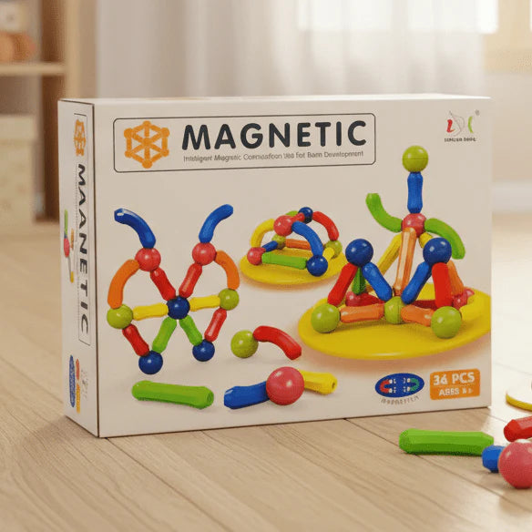 Magnetic Balls & Sticks Building Blocks – Spark Creativity & Early Engineering Fun!
