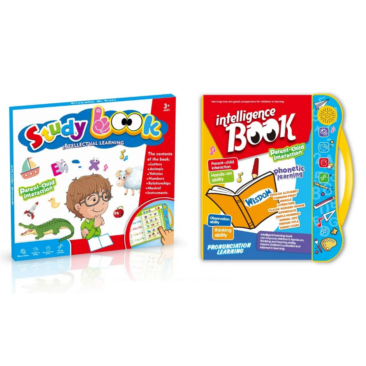 Study Book | Intellectual Learning & Phonetic Learning | Intelligence Book with Volume