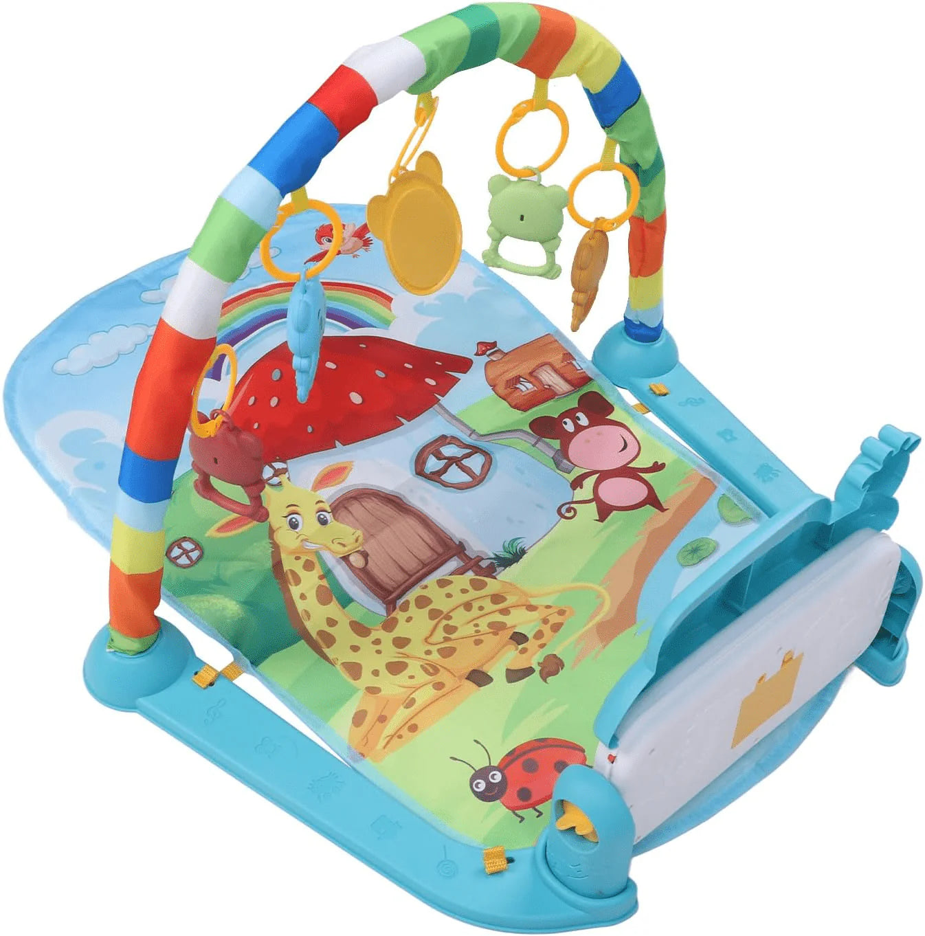 2 IN 1 BABY PLAY MAT WITH PIANO - Music & Fun for Little Ones!
